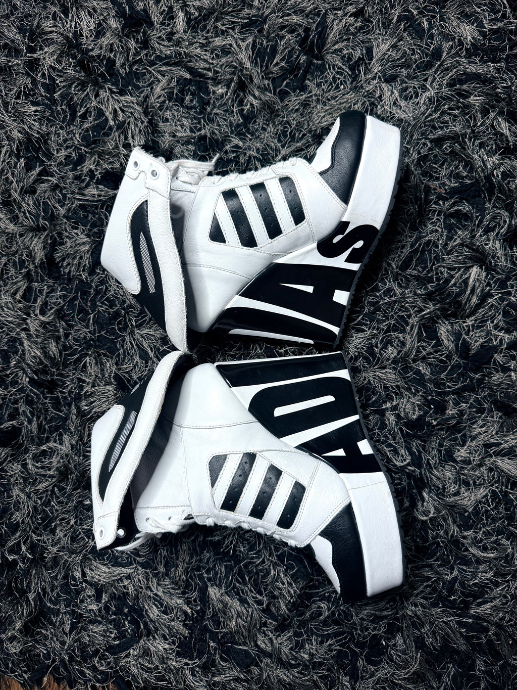 Sz(6.5) Adidas x Jeremy Scott streetball platform wedge