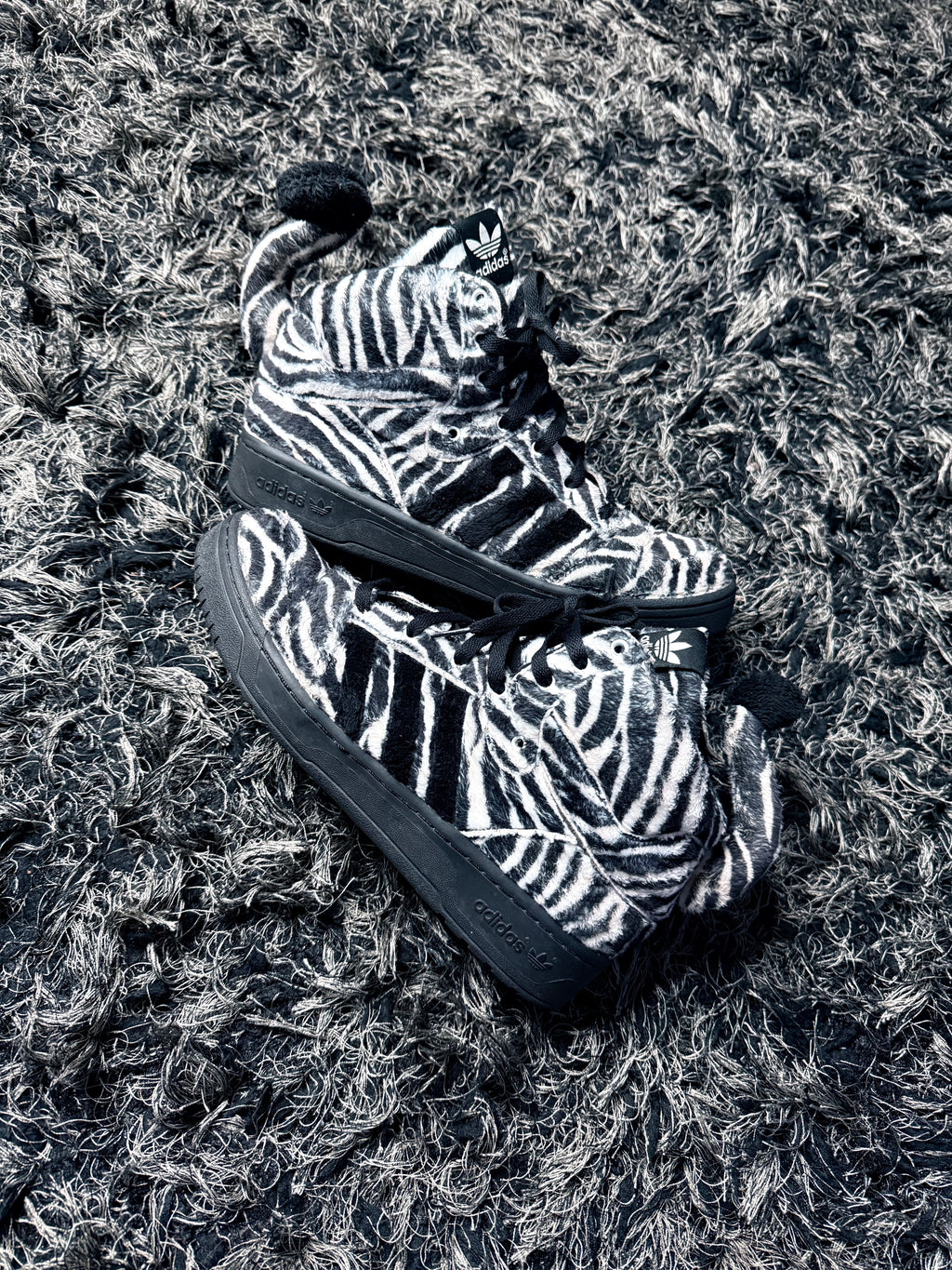 Sz(12.5) Adidas x Jeremy Scott Zebra