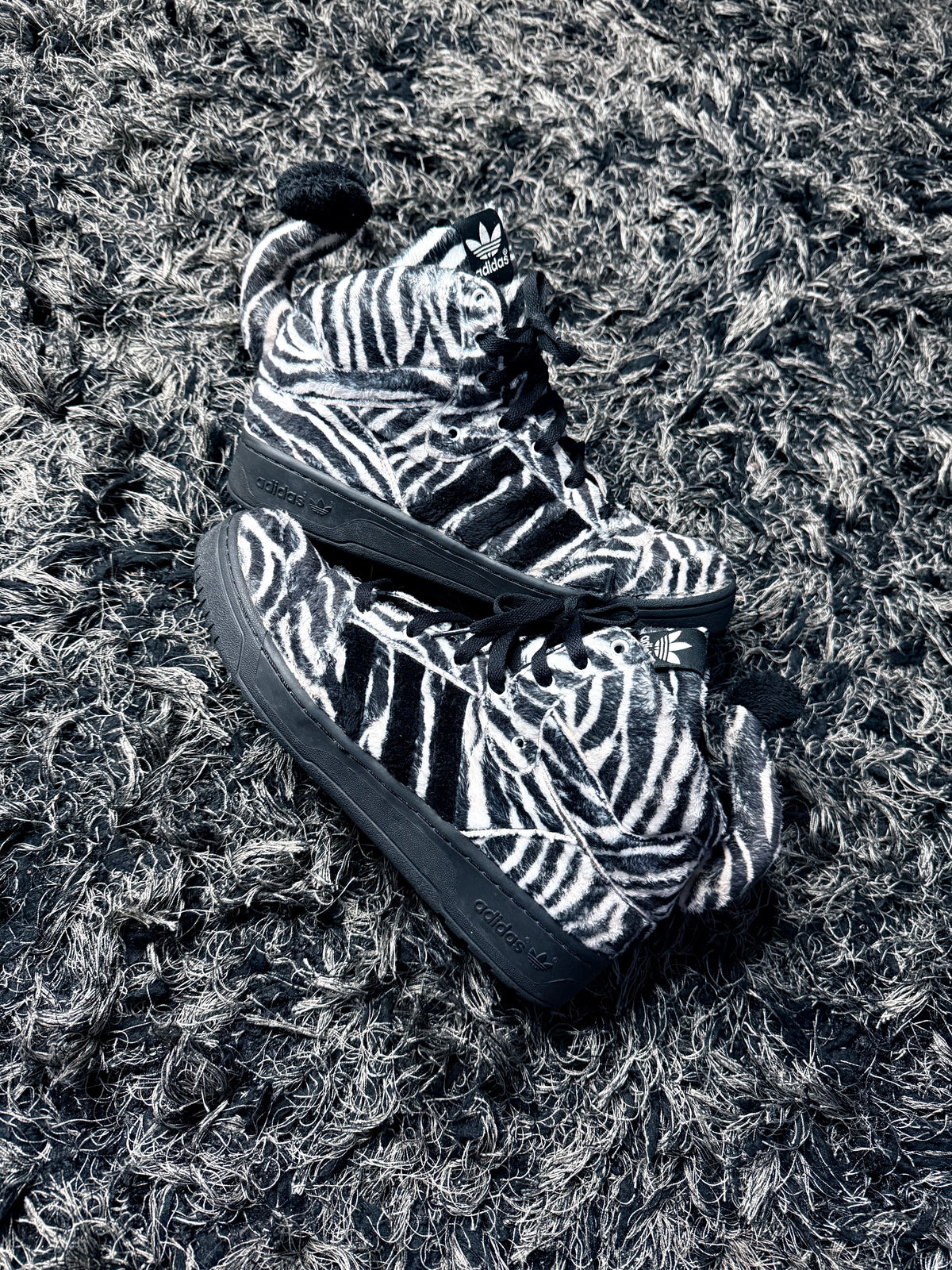 Sz(12.5) Adidas x Jeremy Scott Zebra