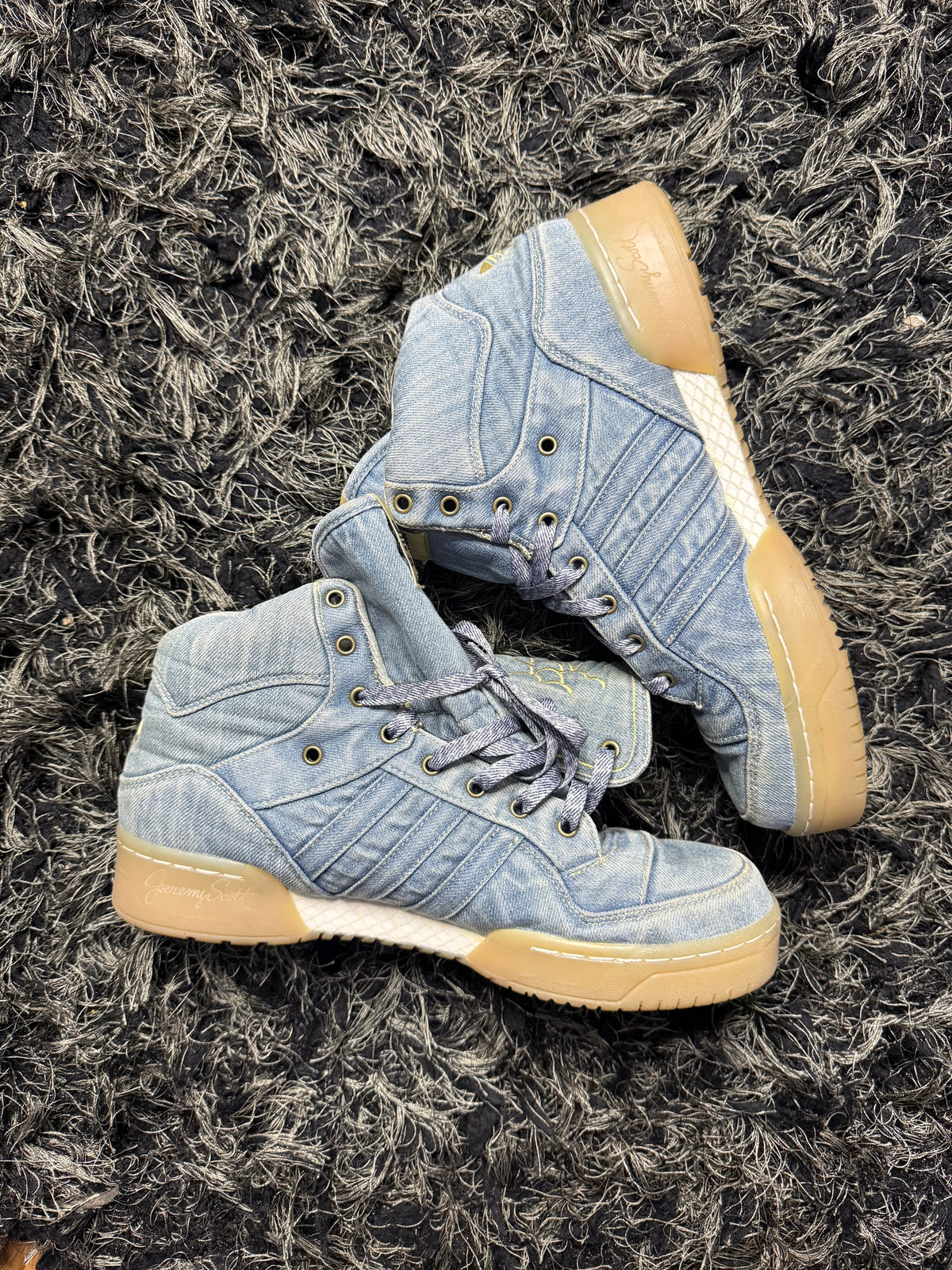 Sz(10.5) Adidas x Jeremy Scott Denim 1.0