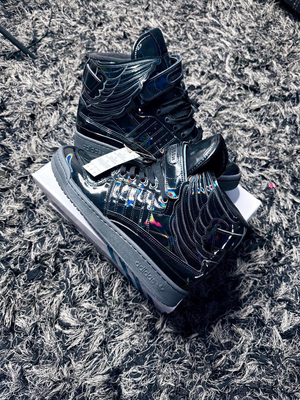 Sz(11.5) Adidas x Jeremy Scott 4.0 Black Opal (Ds)