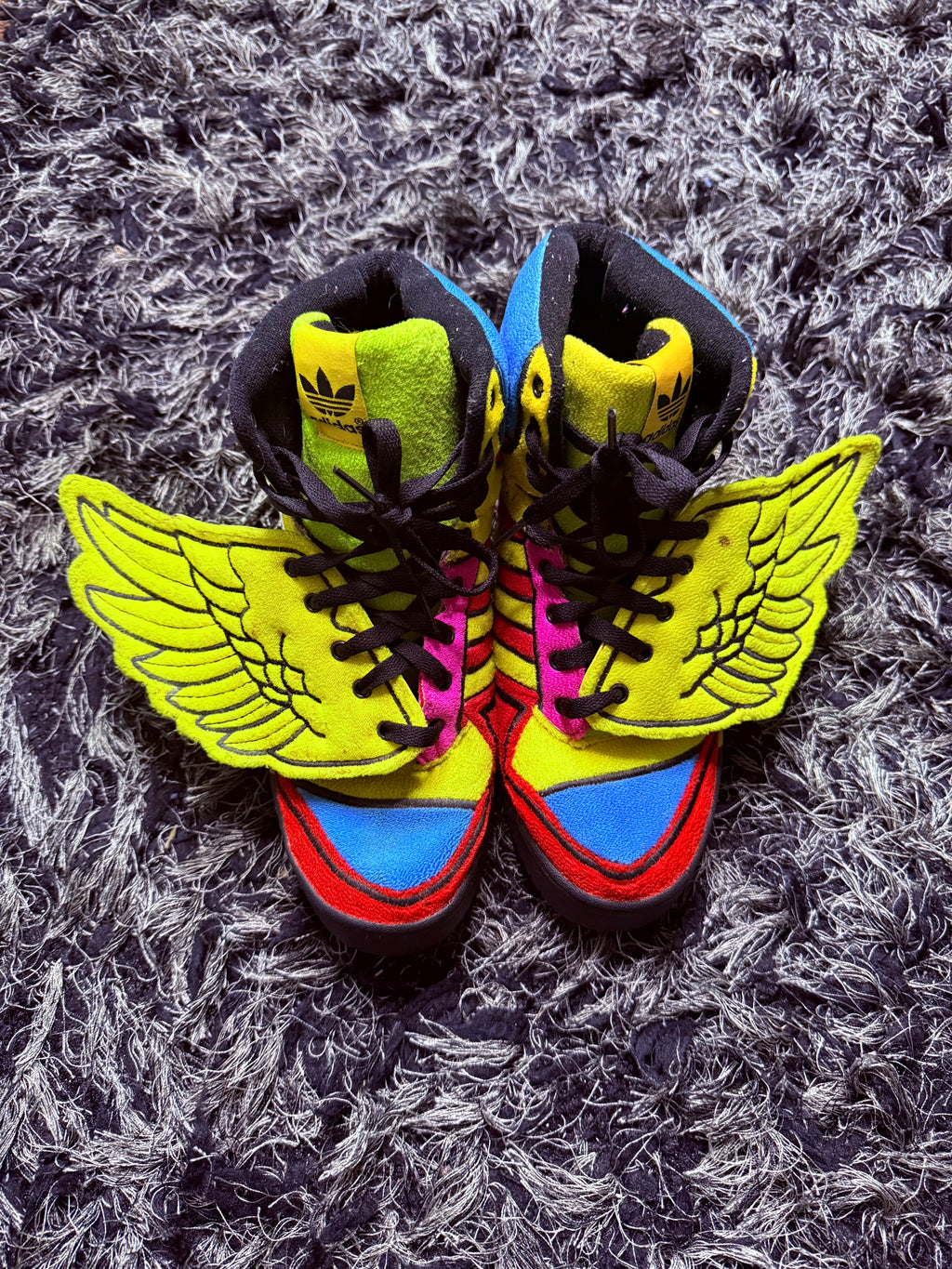 Sz(12) Adidas x Jeremy Scott multicolor rainbow 1.0 (Copy)