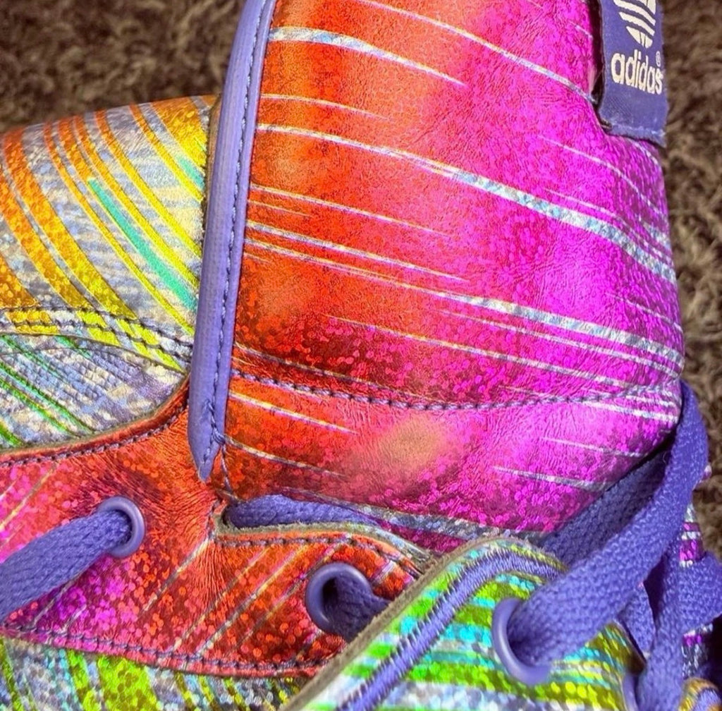 Sz(11.5) Adidas x Jeremy Scott Rainbow Foil 1.0
