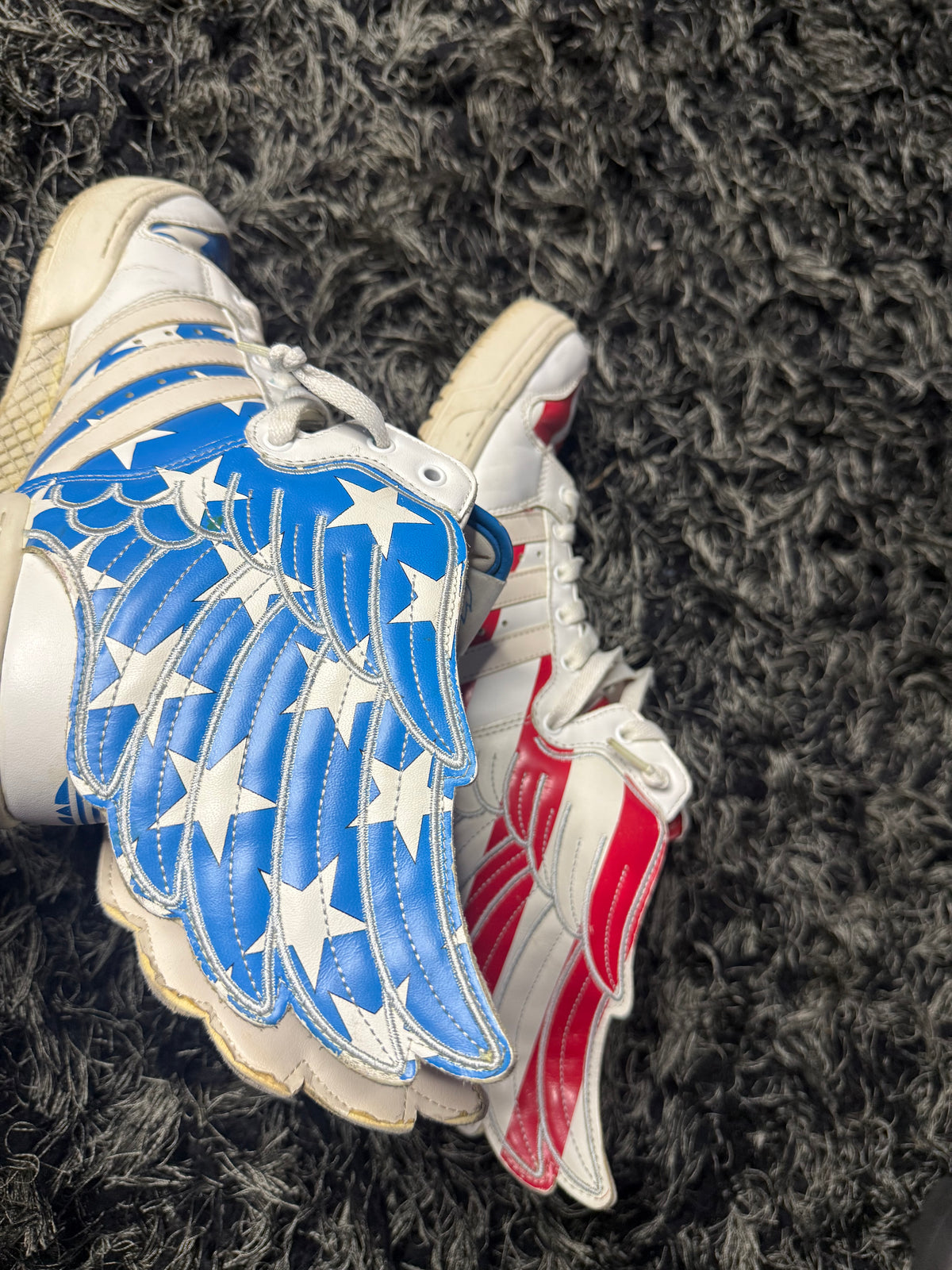 Sz(9) Adidas x Jeremy Scott Stars and Stripes 2.0