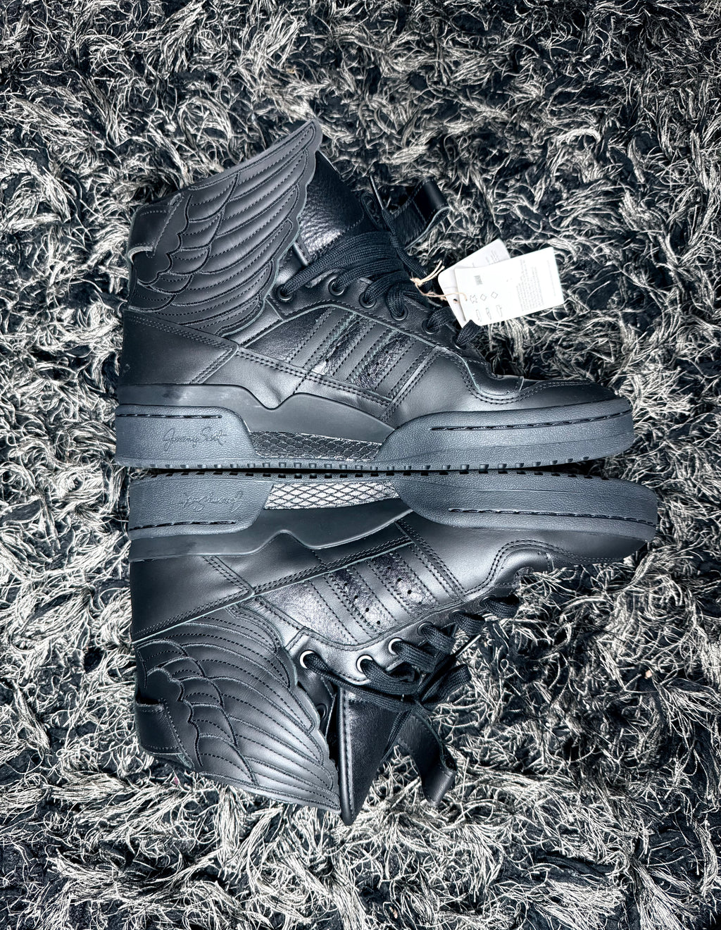 Sz(11) Adidas x Jeremy Scott Core black forum 4.0 (DS)