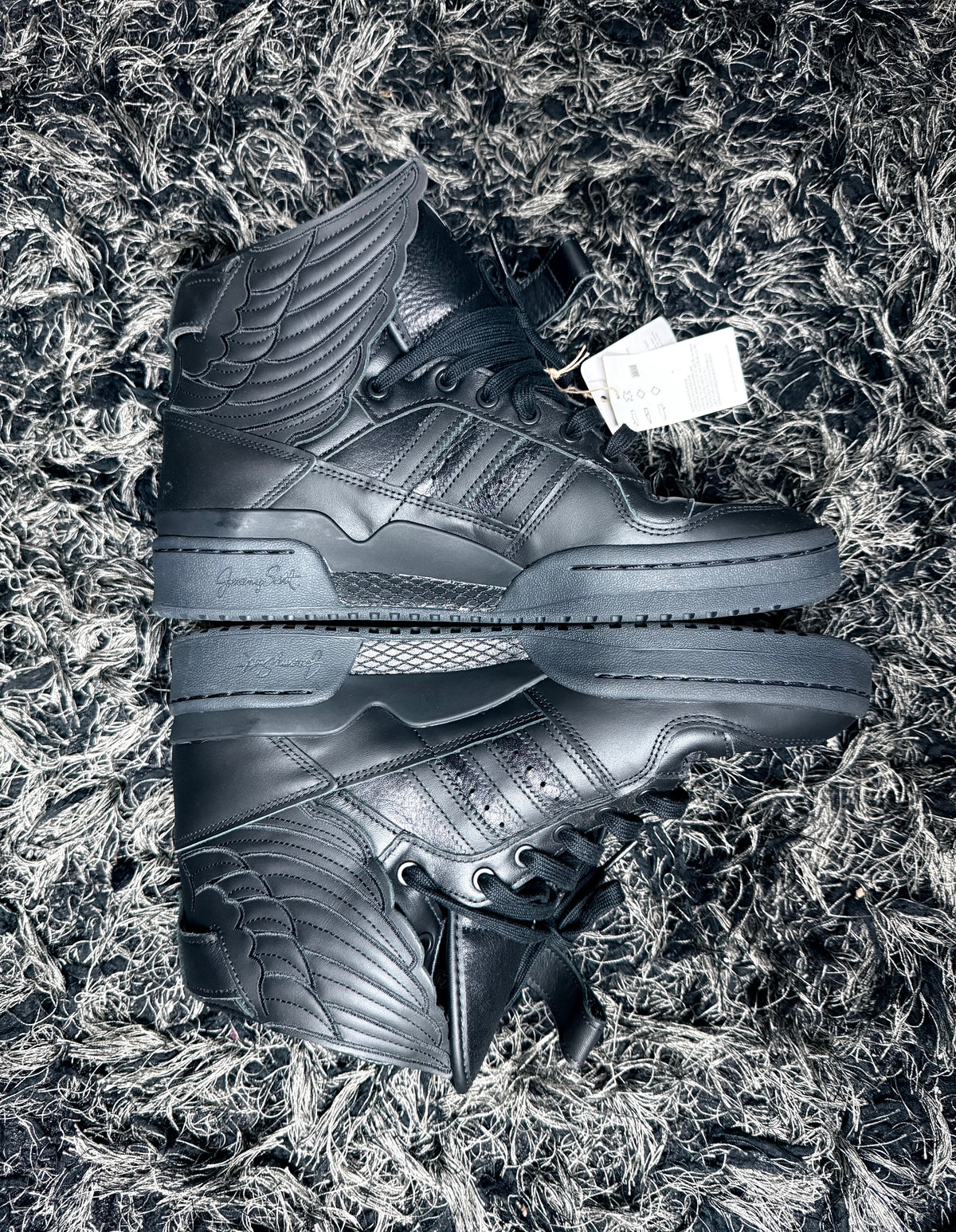 Sz(11) Adidas x Jeremy Scott Core black forum 4.0 (DS)