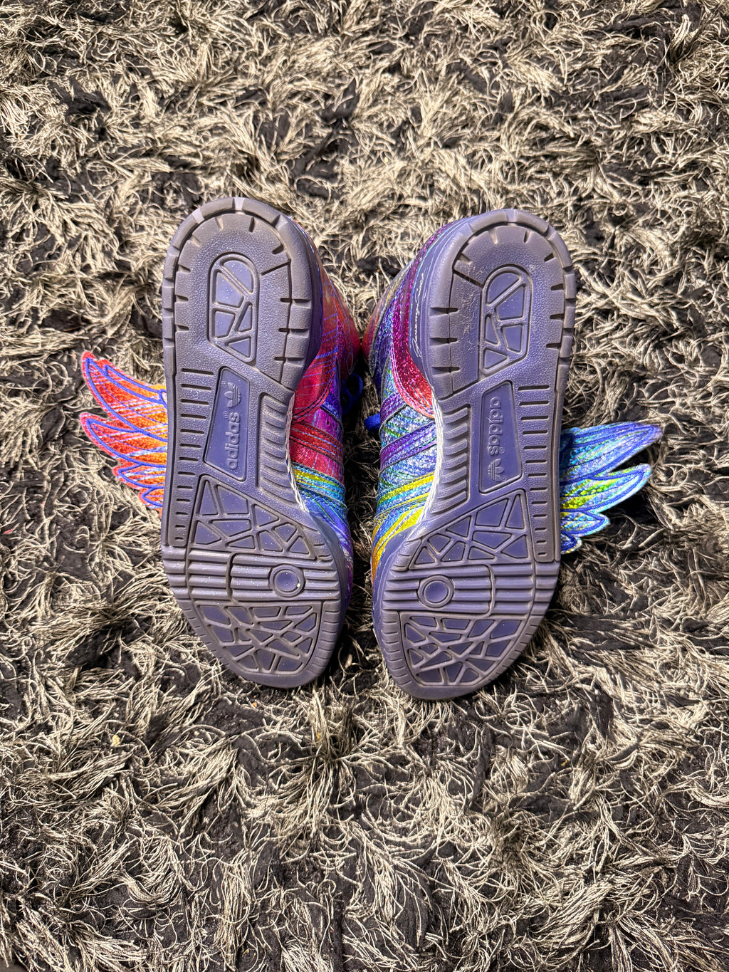 Sz(5.5) Adidas x Jeremy Scott Rainbow Foil 1.0
