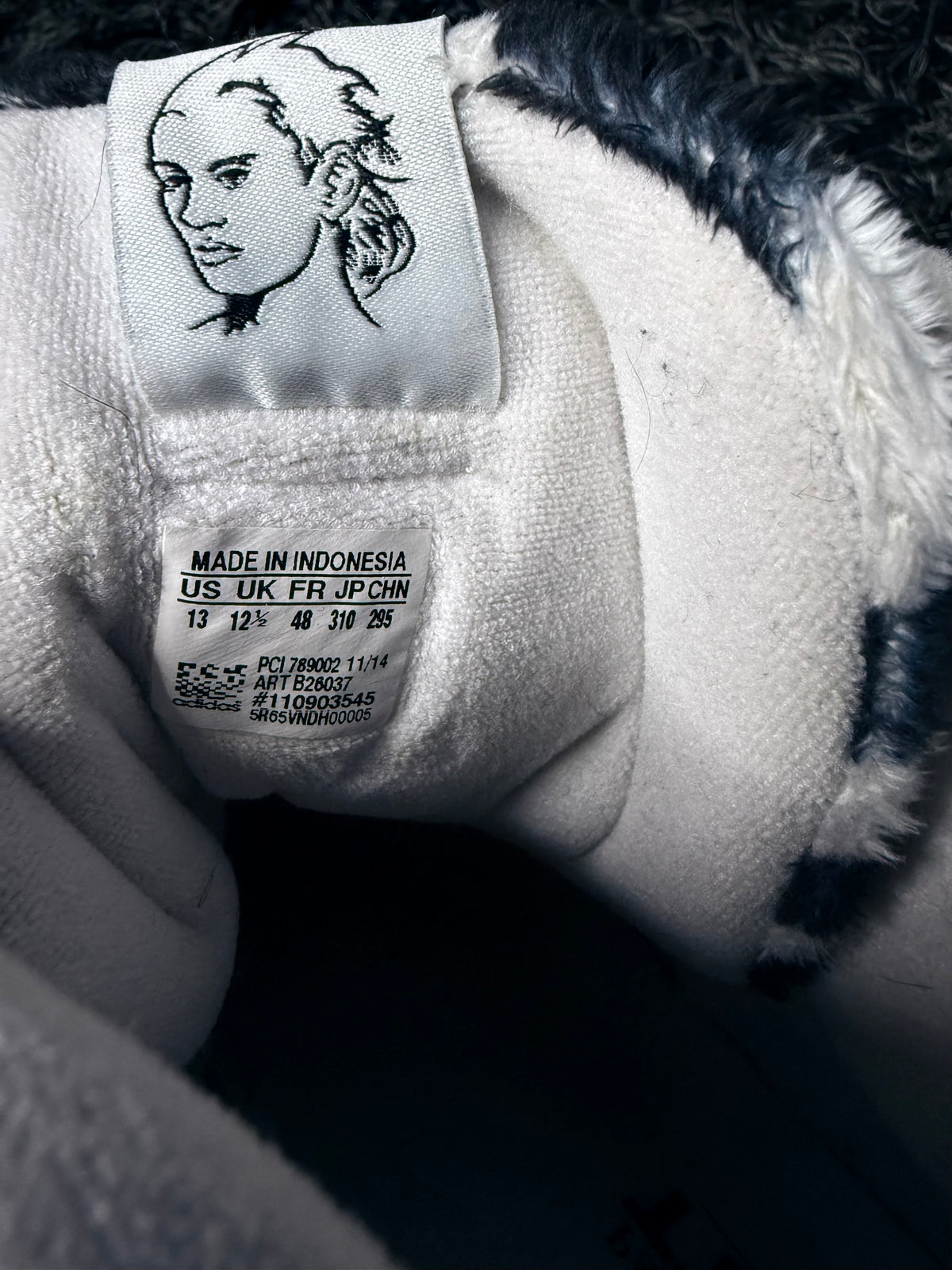Sz(13) Adidas x Jeremy Scott White Tiger