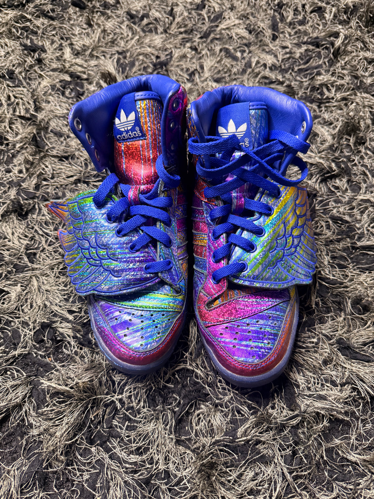 Sz(5.5) Adidas x Jeremy Scott Rainbow Foil 1.0