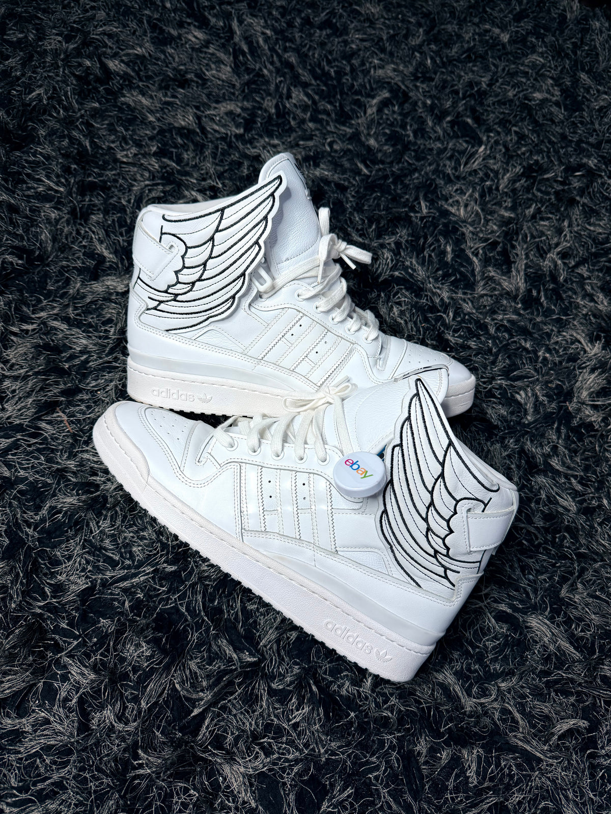Sz(12.5) Adidas x Jeremy Scott Cloud white 4.0
