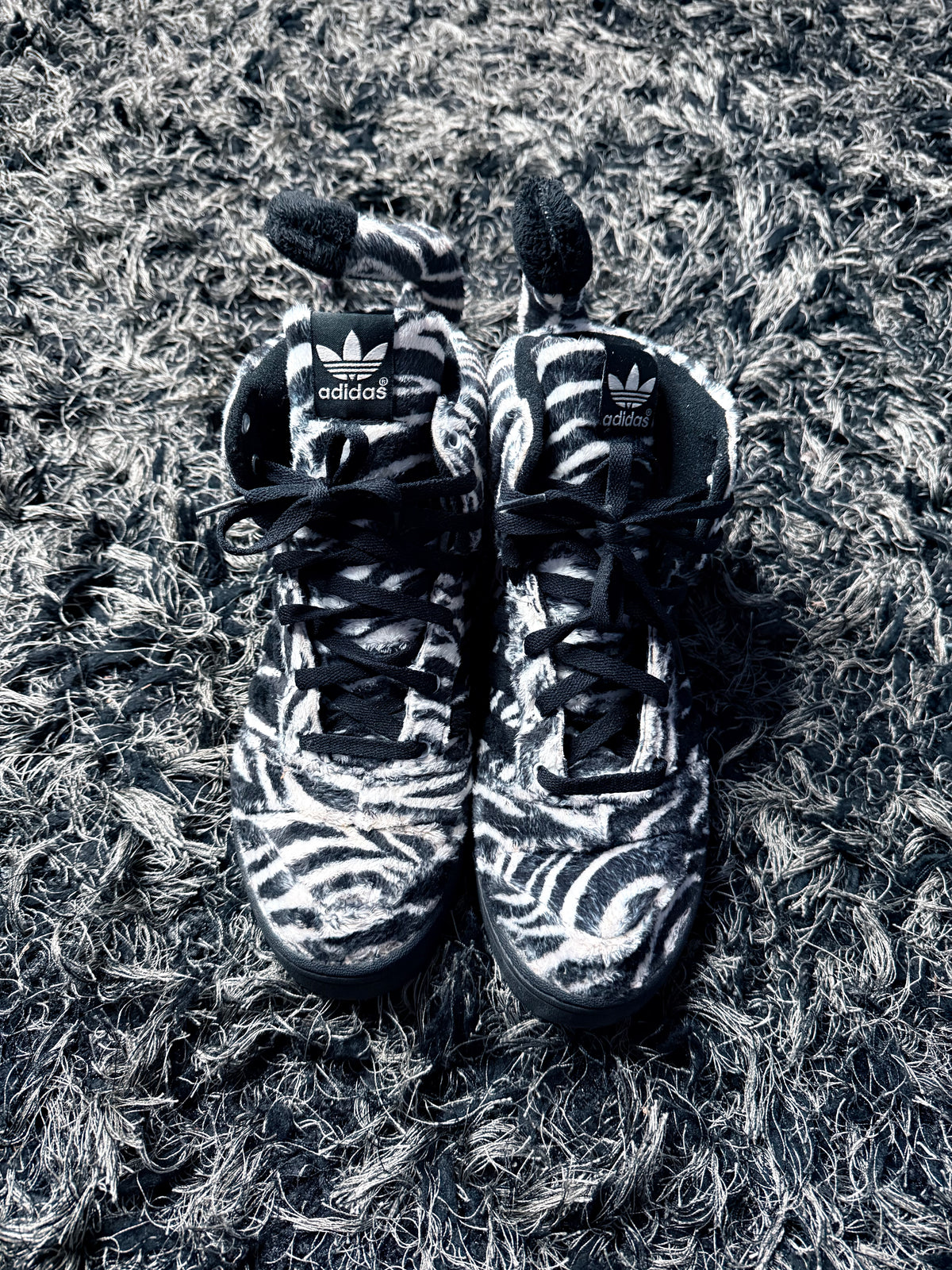 Sz(12.5) Adidas x Jeremy Scott Zebra