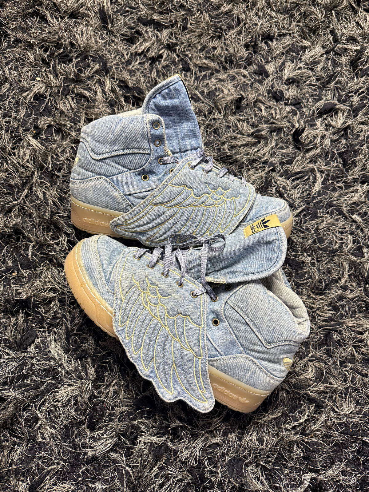 Sz(10.5) Adidas x Jeremy Scott Denim 1.0