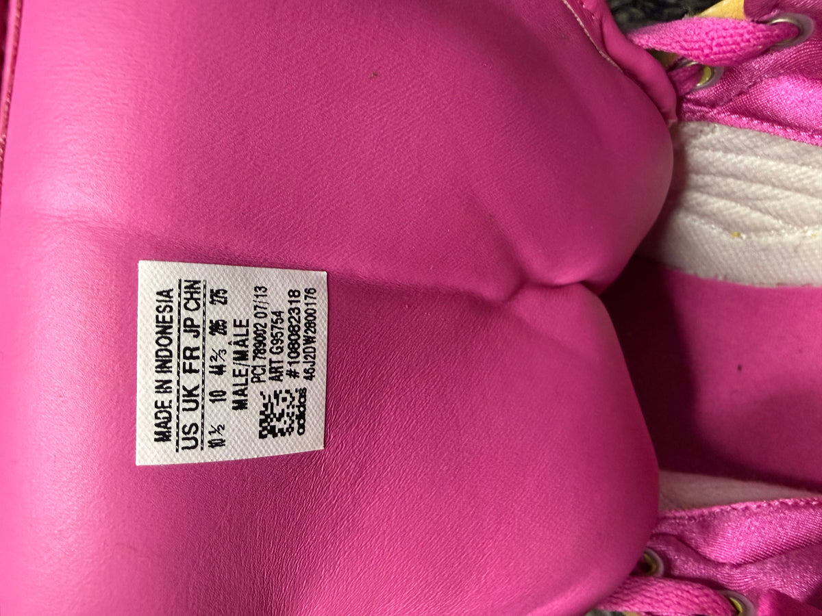Sz(10.5) Adidas x Jeremy Scott neon camo Hi instinct “DS”