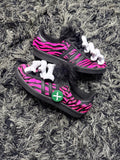 Sz(10.5) Adidas x Jeremy Scott campus 80s pink zebra (Ds)