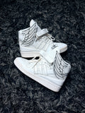 Sz(9) Adidas x Jeremy Scott Cloud white 4.0