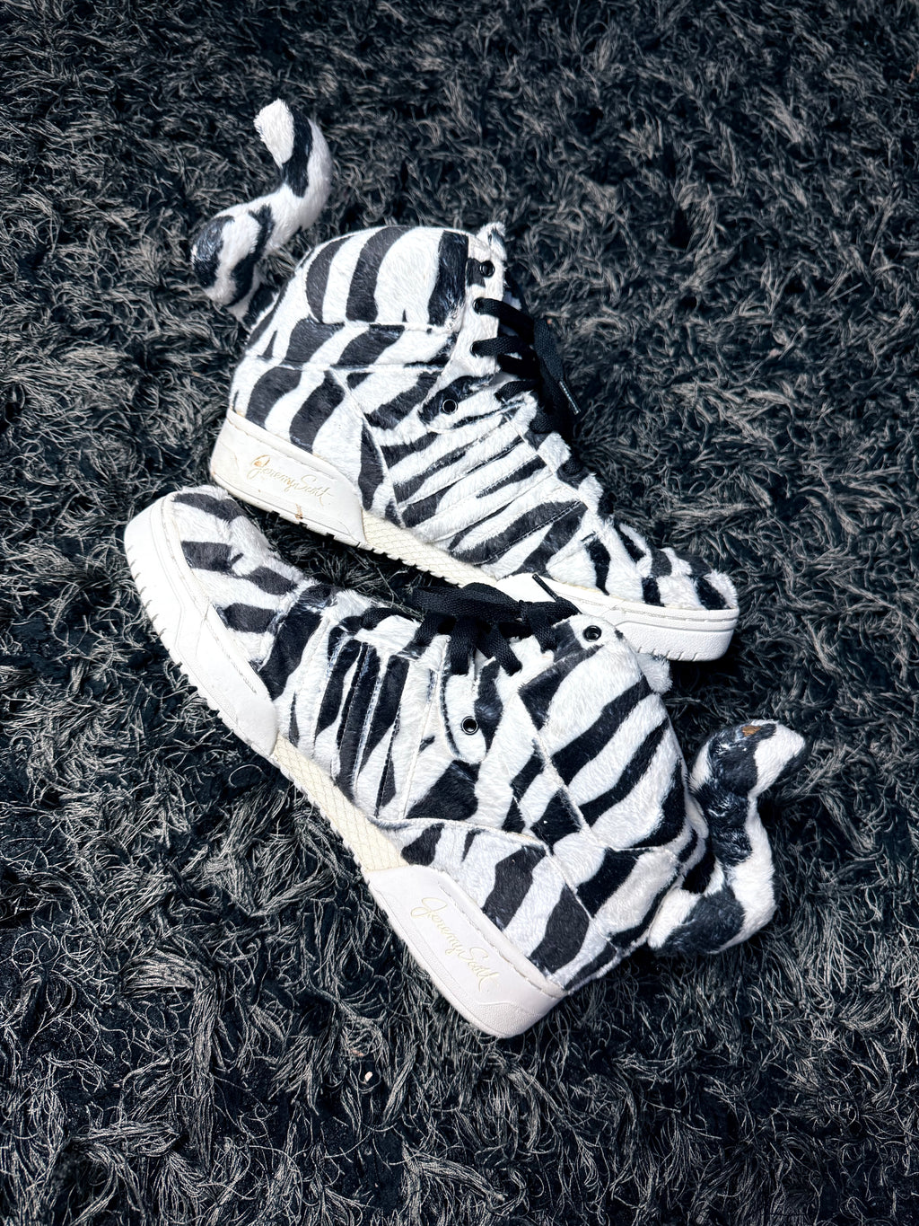Sz(13) Adidas x Jeremy Scott White Tiger