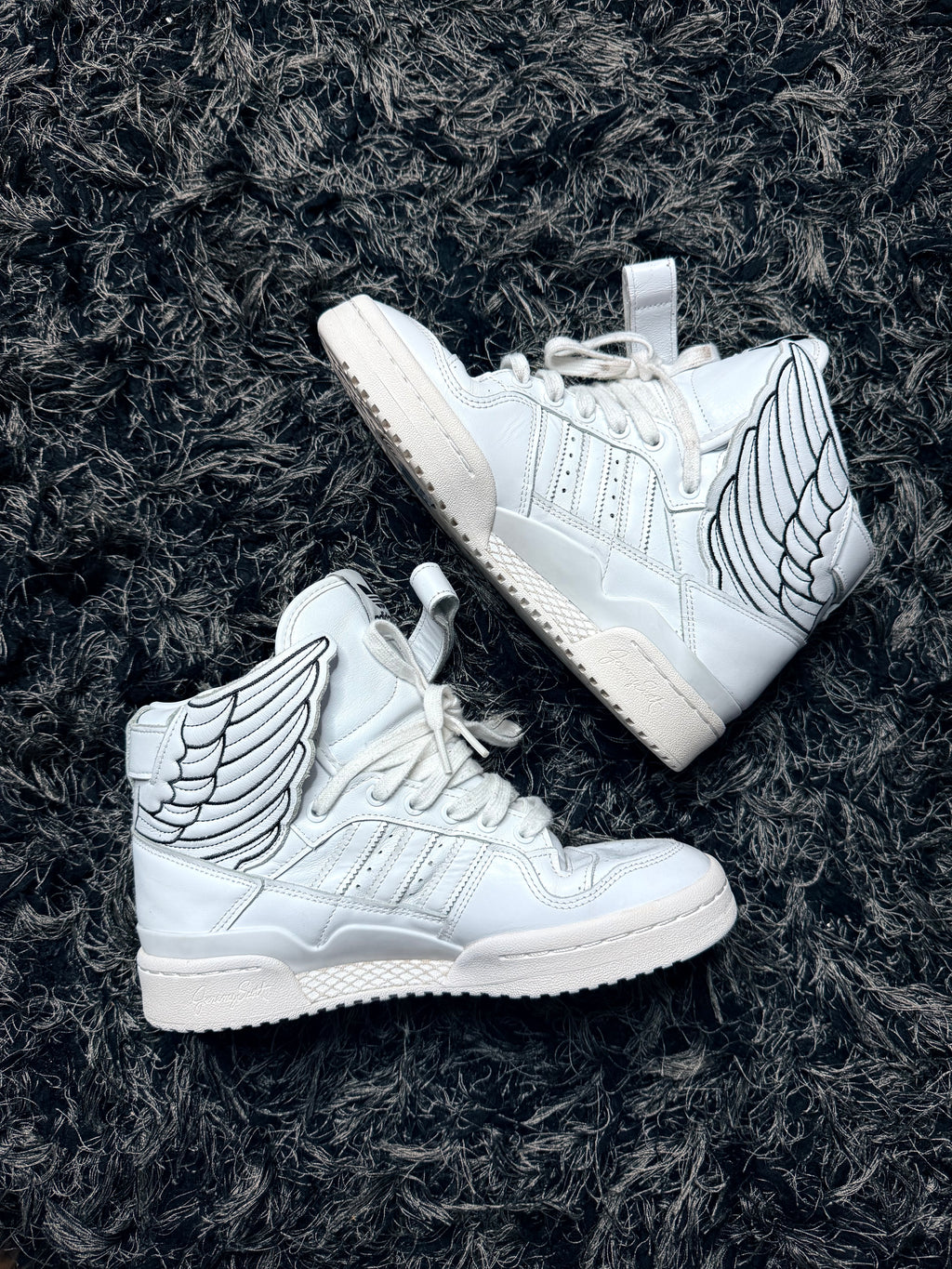 Sz(7.5) Adidas x Jeremy Scott Cloud white 4.0