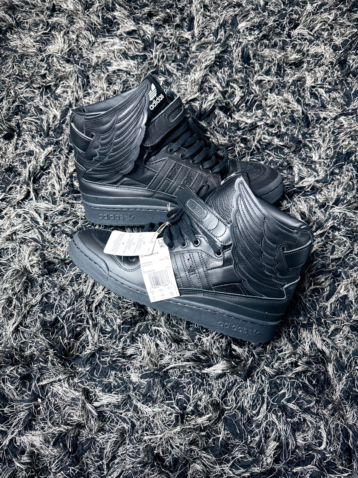 Sz(11) Adidas x Jeremy Scott Core black forum 4.0 (DS)