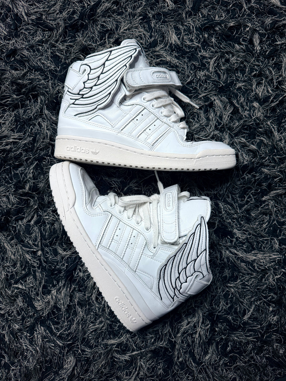 Sz(7.5) Adidas x Jeremy Scott Cloud white 4.0
