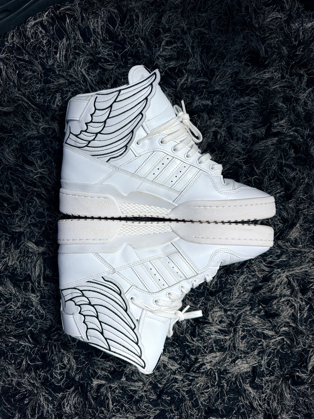 Sz(12.5) Adidas x Jeremy Scott Cloud white 4.0