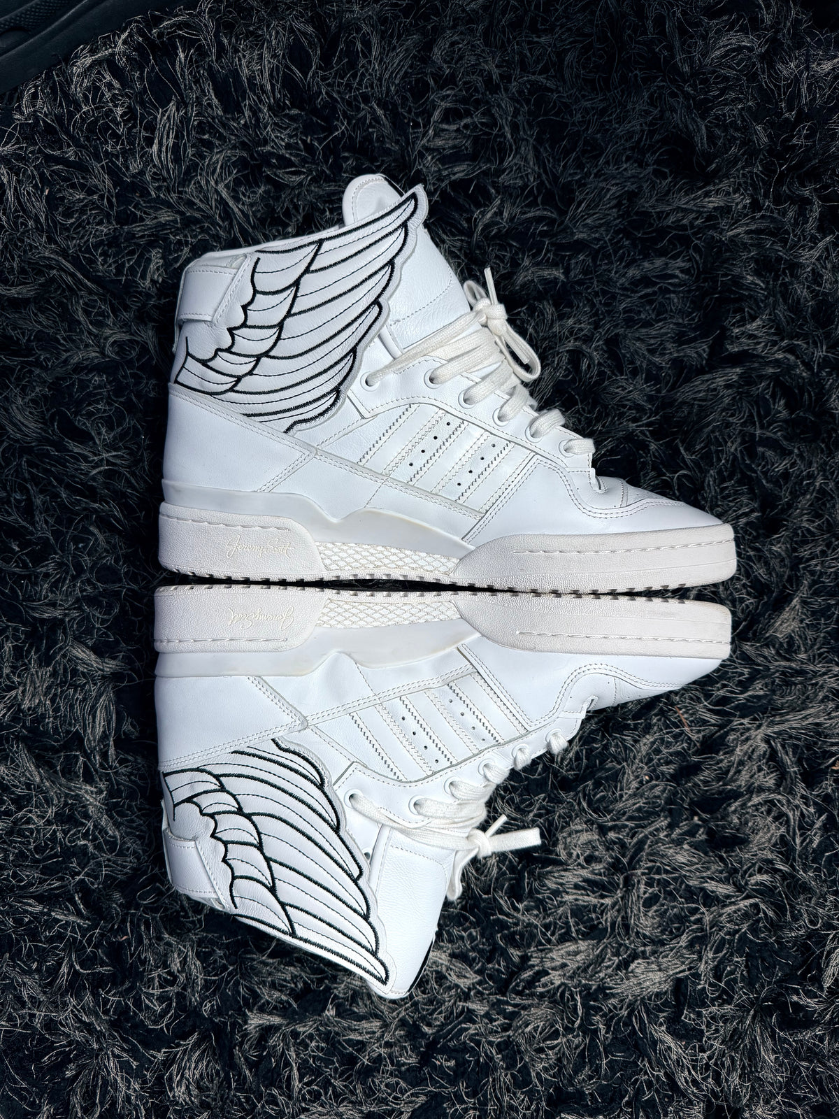 Sz(12.5) Adidas x Jeremy Scott Cloud white 4.0