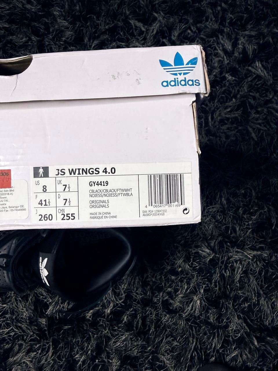 Sz(8) Adidas x Jeremy Scott Core black forum 4.0 (DS)