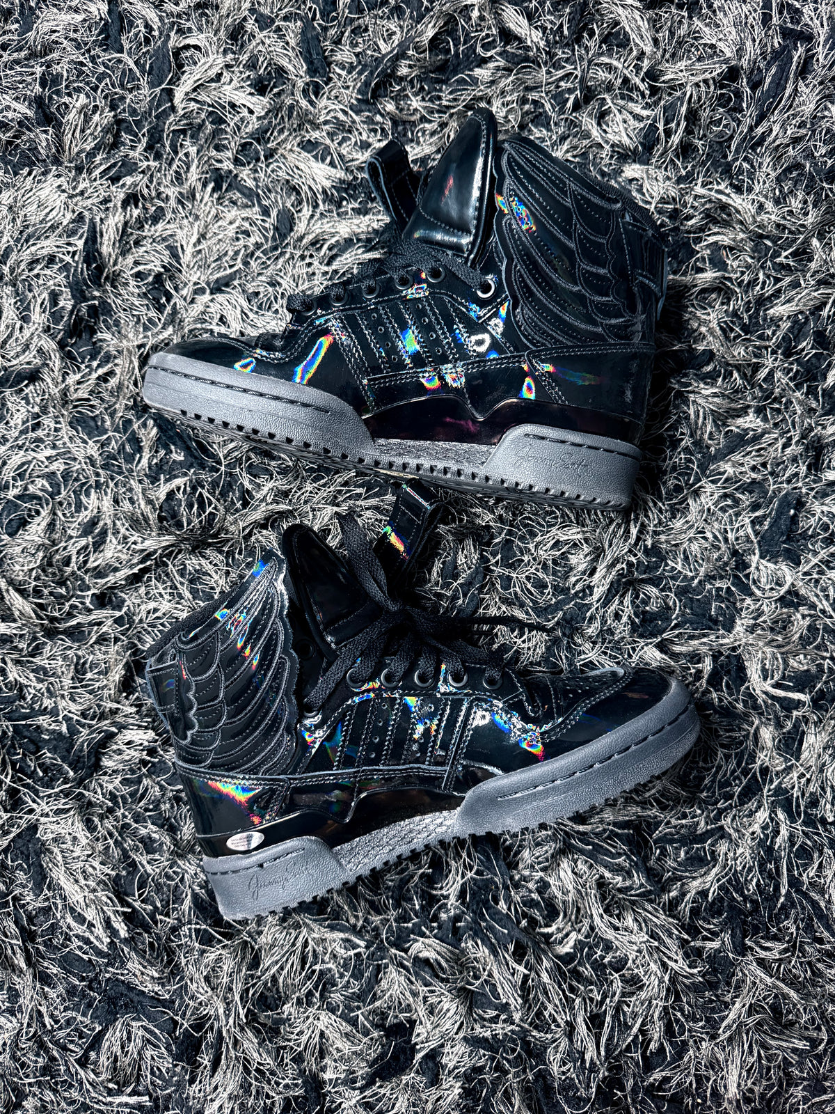 Sz(5) Adidas x Jeremy Scott 4.0 Black Opal
