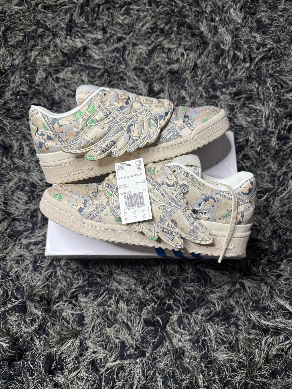 Sz(10) Adidas x Jeremy Scott money forum low  “DS”