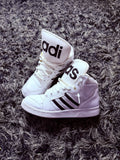 Sz(11) Adidas x Jeremy Scott white hi instinct