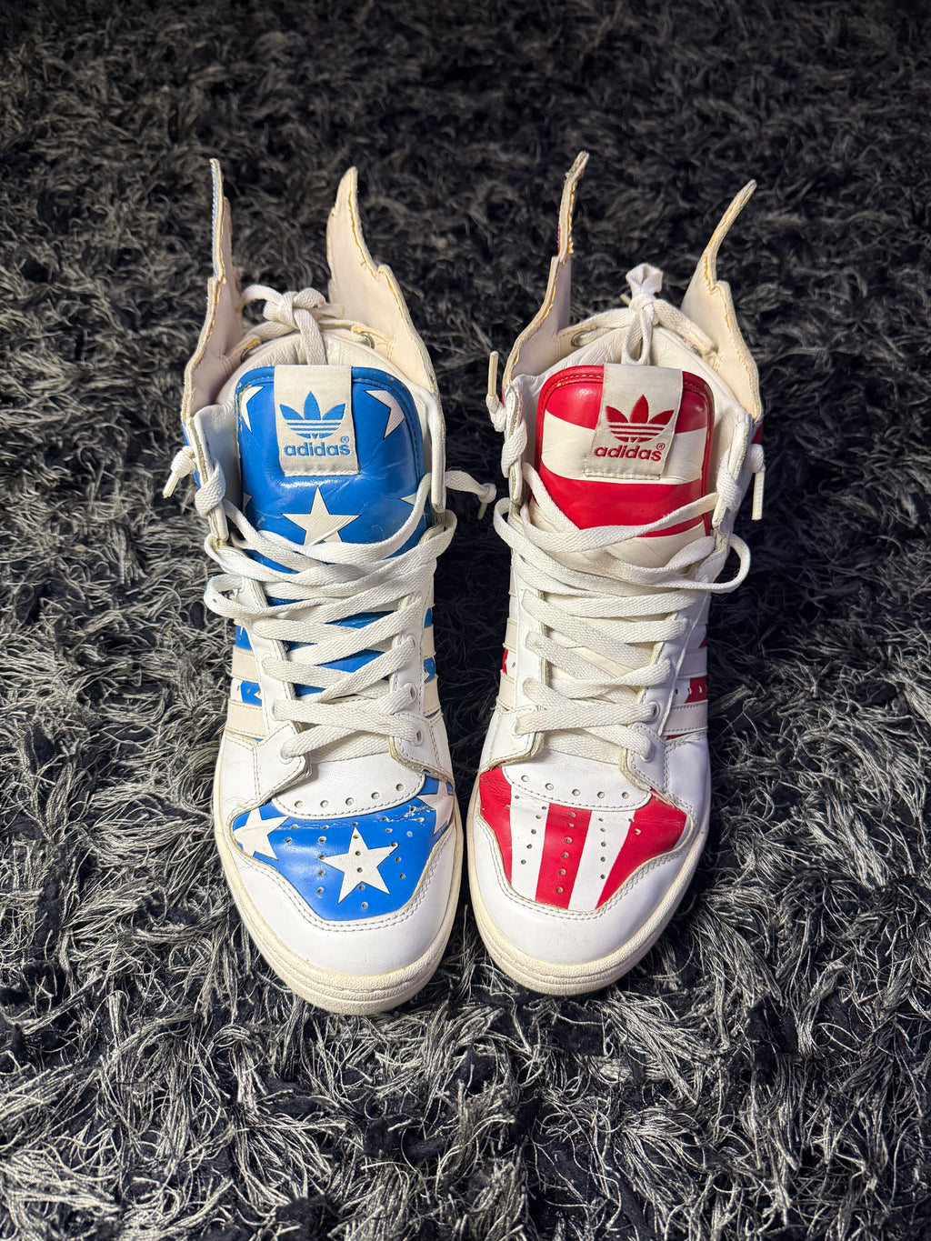 Sz(9) Adidas x Jeremy Scott Stars and Stripes 2.0