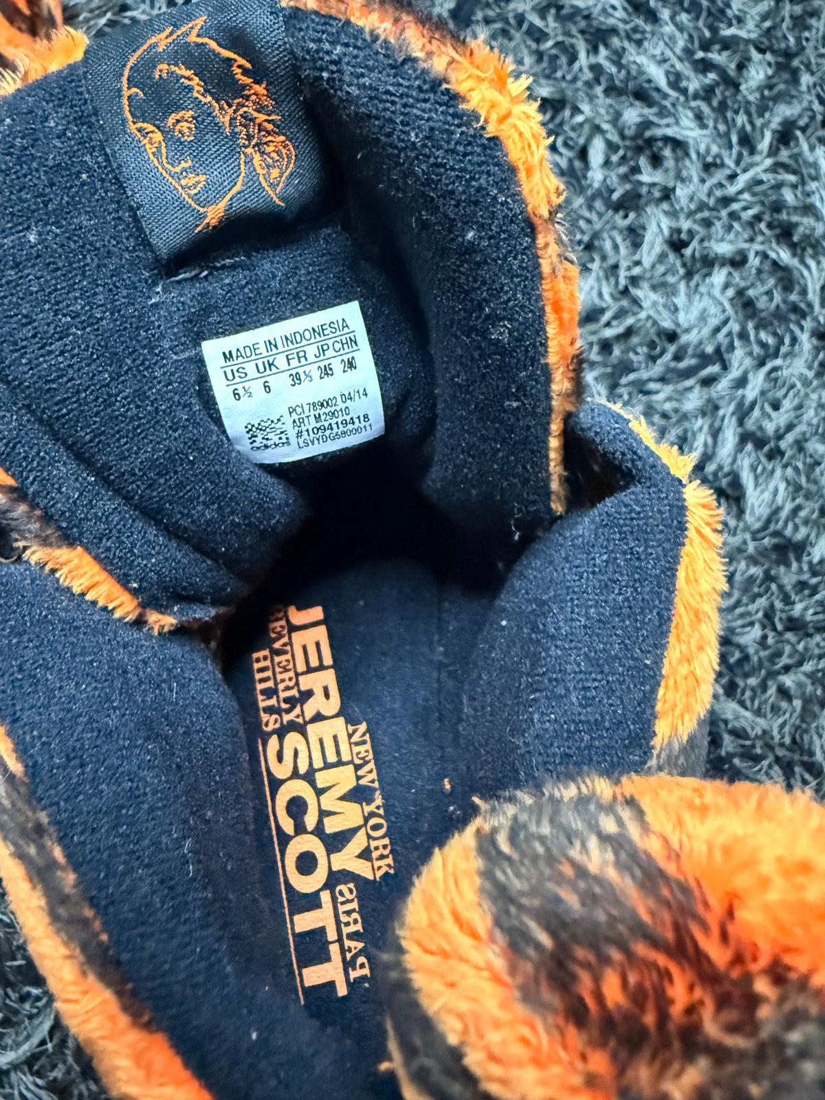 Sz(6.5) Adidas x Jeremy Scott Tiger