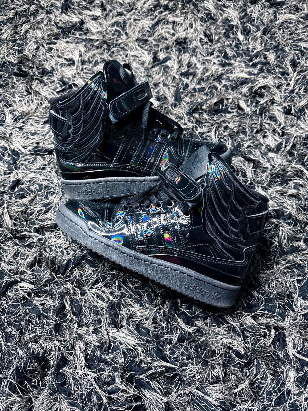 Sz(5) Adidas x Jeremy Scott 4.0 Black Opal