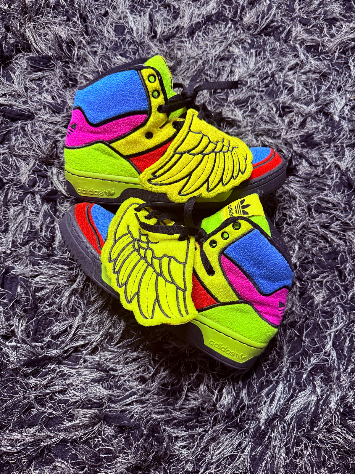 Sz(8) Adidas x Jeremy Scott multicolor rainbow 1.0