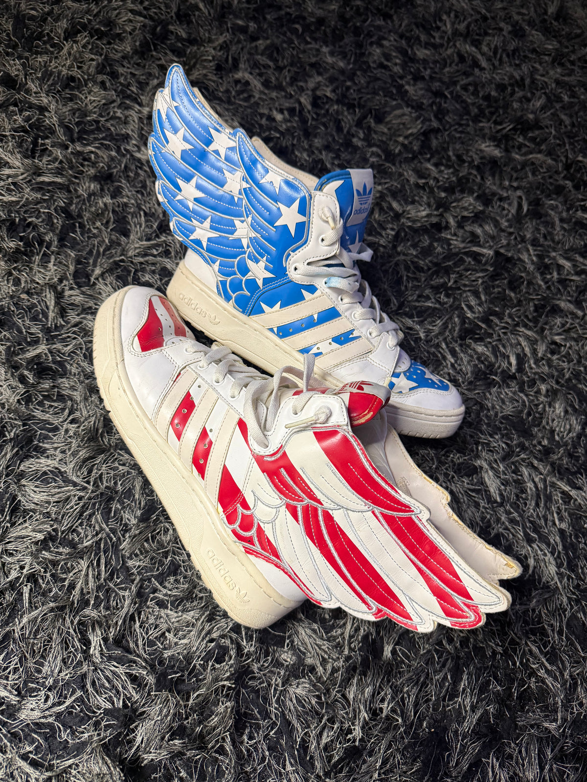 Sz(9) Adidas x Jeremy Scott Stars and Stripes 2.0