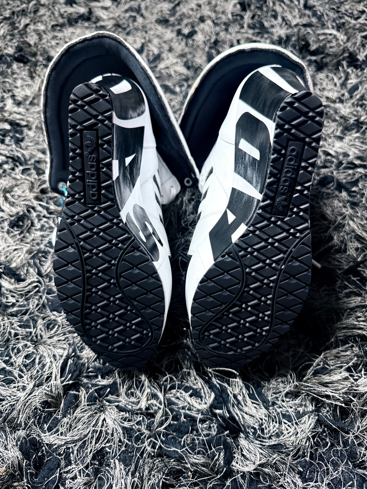 Sz(6.5) Adidas x Jeremy Scott streetball platform wedge