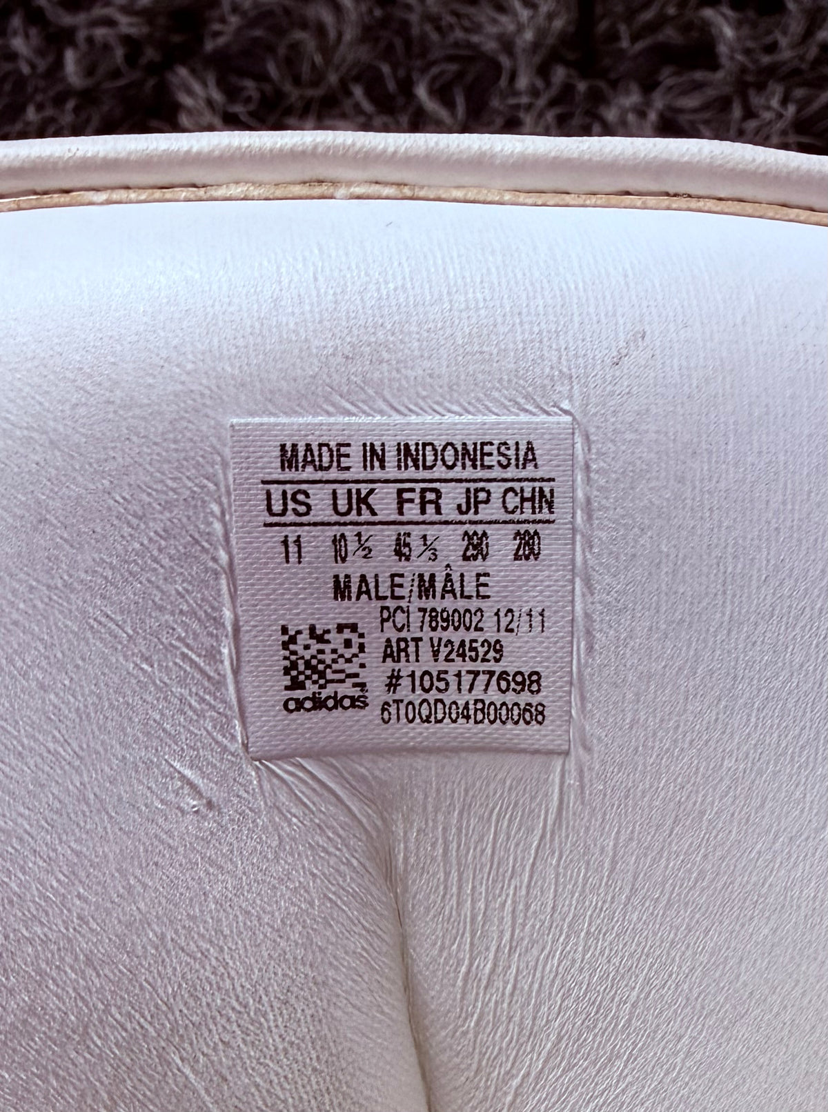Sz(11) Adidas x Jeremy Scott white hi instinct