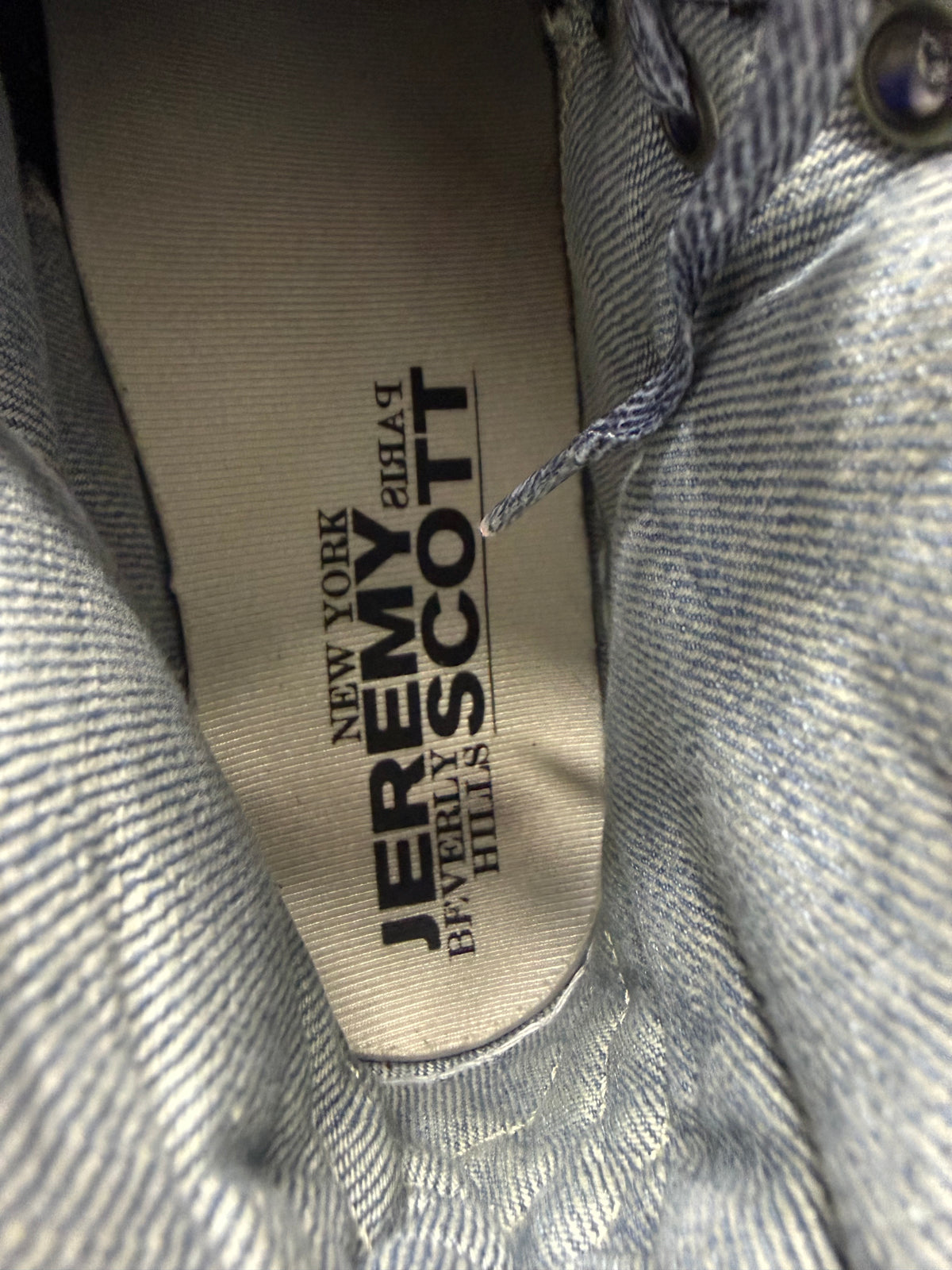 Sz(10.5) Adidas x Jeremy Scott Denim 1.0