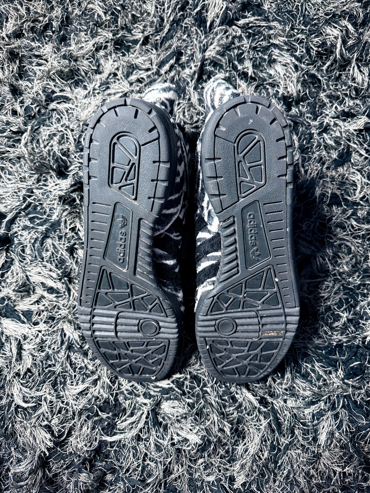 Sz(12.5) Adidas x Jeremy Scott Zebra